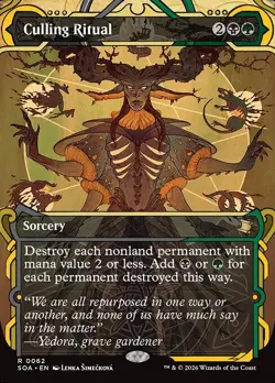 Culling Ritual-Secrets Of Strixhaven Mystical Archive-Borderless-Regular-62-NM - Image 1