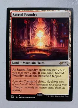 Sacred Foundry Shockland - Secret Lair - Near Mint EN - SLD-131 - MTG Magic - Image 1