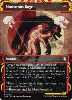 NM Monstrous Rage, MTG, Strixhaven Mystical Archive, Magic the Gathering, 45 - Image 1