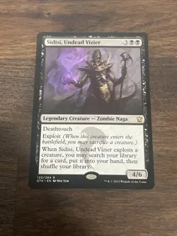 1x Sidisi, Undead Vizier Light Play, English Dragons of Tarkir MTG Magic - Image 1
