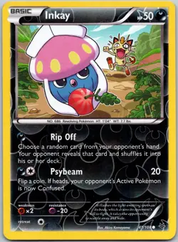 Inkay 41/108 Reverse Holo Common Roaring Skies LP - Image 1