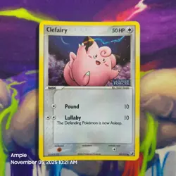 Clefairy - Pokemon EX Unseen Forces Stamped Pokeball Holo Pattern 53/115 TCG - Image 1