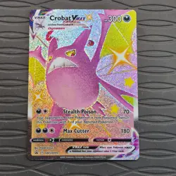 Pokemon Crobat VMAX SWSH099 Promo Holo Shining Fates Promo Pokemon Card - Image 1