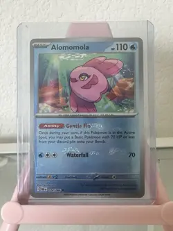 Pokemon TCG Alomomola (Master Ball Pattern) 024/086 Sv: Black Bolt Holo Card - Image 1
