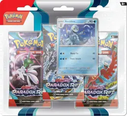 Pokemon TCG Paradox Rift Arctibax Triple Blister Scarlet & Violet Sealed - Image 1