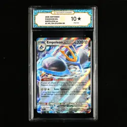 TQG 10 PRISTINE 2025 Pokemon ENG Empoleon ex #I PFL EN 070/094 RR - Image 2