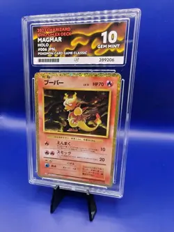 Magmar 006/032 Holo Japanese Classic Pokemon Card TCG 2023 Nintendo ACE 10 - Image 2