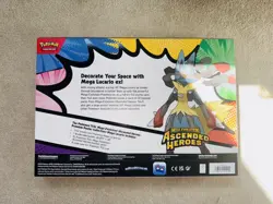 Pokemon TCG Ascended Heroes Mega Lucario Premium Poster Collection - Small Tear - Image 3