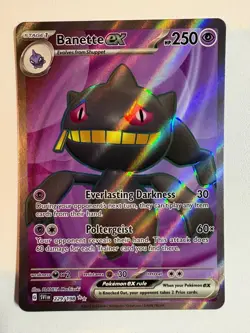 Pokemon TCG: 2023 Scarlet & Violet Ultra Rare Full Art Banette EX (229/198) - Image 1