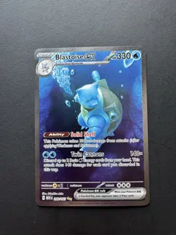 Pokemon TCG Blastoise EX Sir 200/165 Scarlet & Violet 151 - Image 1