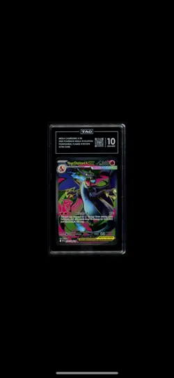 Mega Charizard X EX Pokemon TCG Phantasmal Flames Ultra Rare Holo TAG 10 - Image 1