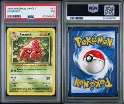 1999 Pokemon Jungle - PARASECT #41 - PSA 7- Near Mint: Fresh Grade! - Image 5