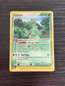Sceptile 20/109 Ruby and Sapphire Rare Regular Stage 2 HP100 Pokemon Card - Image 1