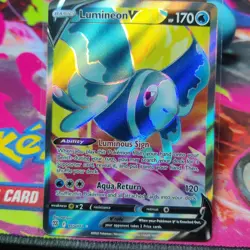 Lumineon V 155/172 – Brilliant Stars Full Art Ultra Rare – NM Pokemon TCG - Image 1