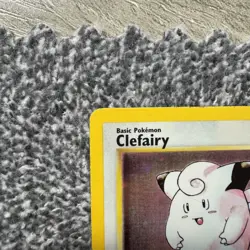 Clefairy TCG 5/102 Base Set Holo Rare Pokemon Card HP - Image 2