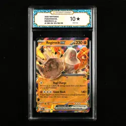TQG 10 PRISTINE 2025 Pokemon ENG Regirock ex #I DRI EN 101/182 RR - Image 1