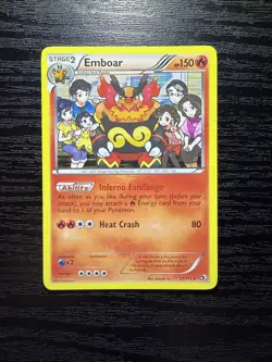 Emboar 27/113 Holo Legendary Treasures Pokemon Card N/m - Image 1