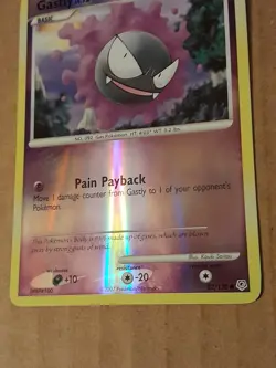 Pokemon Gastly 82/130 Diamond & Pearl Reverse Holo LP-NM See Pictures - Image 2