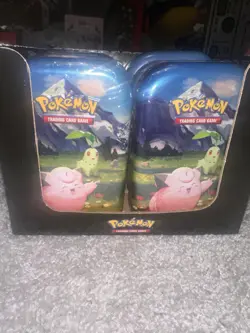 Pokemon Ascended Heroes MINI TINS Sealed 10x Tins 2 Complete Art Sets w/ display - Image 1