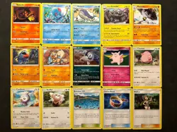 Pokemon TCG Guardians Rising 15 Card Lot! Various Conditions! NO Duplicates! #3 - Image 1