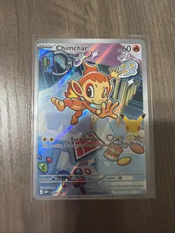 Pokemon TCG - Chimchar 41 First Partner Illustration Promo NM - Image 1