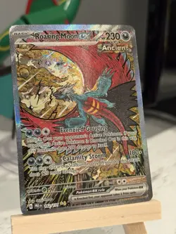 2025 Pokemon SV Prismatic Evolutions Roaring Moon ex #162/131 SIR Special Rare - Image 1