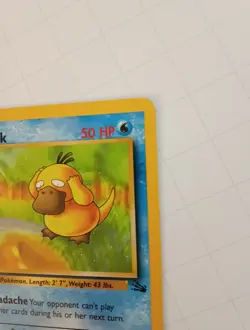Psyduck 53/62 Fossil Regular 1st Edition Pokemon WOTC LP - Image 4