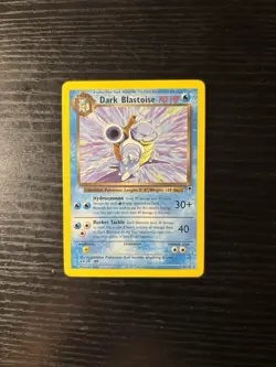 Dark Blastoise - 4/110 Legendary Collection Non-Holo Rare Pokemon LP - Image 1