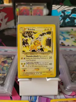 Raichu – 21/64 Rare Pokemon TCG Neo Revelation Unlimited – English LP - Image 1