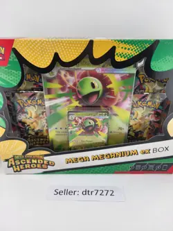Pokemon TCG - Ascended Heroes - Mega Meganium ex Box - Brand New Sealed - Image 1