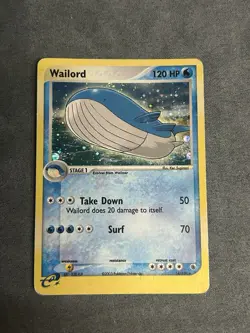 Pokemon TCG Wailord 14/109 Holo Rare Ruby and Sapphire - Image 1