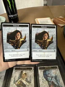 Narset Transcendent Emblem Dragons of Tarkir LP/NM Magic MTG (008) DTK English - Image 1