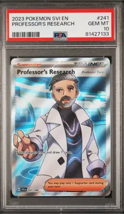 Professor's Research 241/198 SV01: Scarlet & Violet Base Set Holo PSA 10 - Image 1