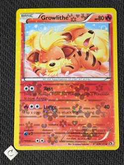 Growlithe RC4/RC25 - Legendary Treasures Radiant Collection Holo Pokemon TCG LP - Image 1