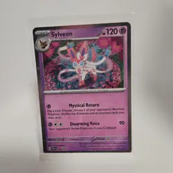 Pokemon Sylveon Scarlet & Violet Promo 172 Cosmos Holo 120 HP 2023 English - Image 1