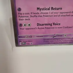 Pokemon Sylveon Scarlet & Violet Promo 172 Cosmos Holo 120 HP 2023 English - Image 2