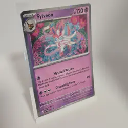 Pokemon Sylveon Scarlet & Violet Promo 172 Cosmos Holo 120 HP 2023 English - Image 3