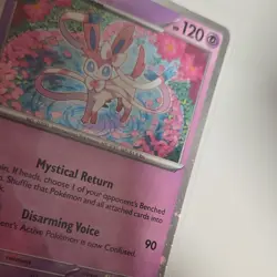 Pokemon Sylveon Scarlet & Violet Promo 172 Cosmos Holo 120 HP 2023 English - Image 5