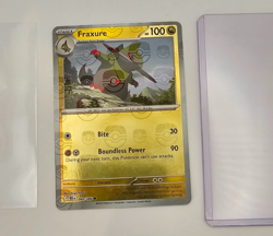 Fraxure 069/086 Master Ball Black Bolt Pokemon Card - Image 1
