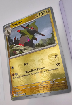 Fraxure 069/086 Master Ball Black Bolt Pokemon Card - Image 2