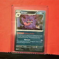 Pokemon Gengar 094/165 Sv: Scarlet & Violet 151 Reverse Holo Rare 130 HP Card - Image 1
