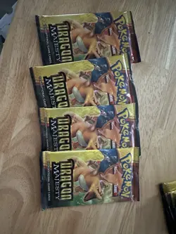 Pokemon Dragon Majesty Booster Pack - 10 Cards / Pack - Random Art - SEALED - Image 3