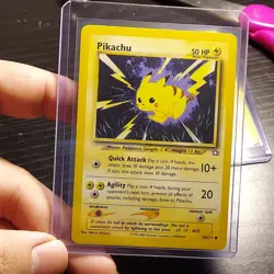 Pokemon Pikachu set of 3 cards base set neo and promo - Image 4