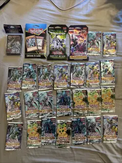 Yu-Gi-Oh Lot Of Unopened Packs And Sleeves - Image 1
