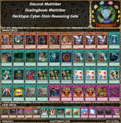 YuGiOh! Goat Complete Deck Monster Gate(Stein Gate Variant)(HIGH RARITY)SEE DESC - Image 1