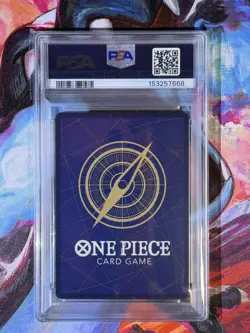 One Piece Monkey D. Luffy Bandai Card Games Fest Afro Promo 2025 OP07-073 PSA 10 - Image 2