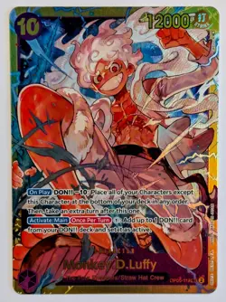 Monkey D. Luffy OP05-119 SEC EN NM One Piece TCG Holo - Image 1