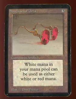 1993 Alpha Sunglasses of Urza ~ Vintage MTG/Magic - Image 1