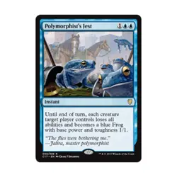 WOTC MTG Commander 2017 Polymorphist's Jest (R) EX - Image 1