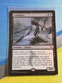 Magic the Gathering MTG Fate Reforged Prerelease Promo SOULFLAYER Foil - Image 1